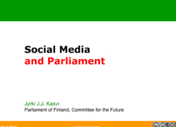 Sosyal Medya ve Meclis